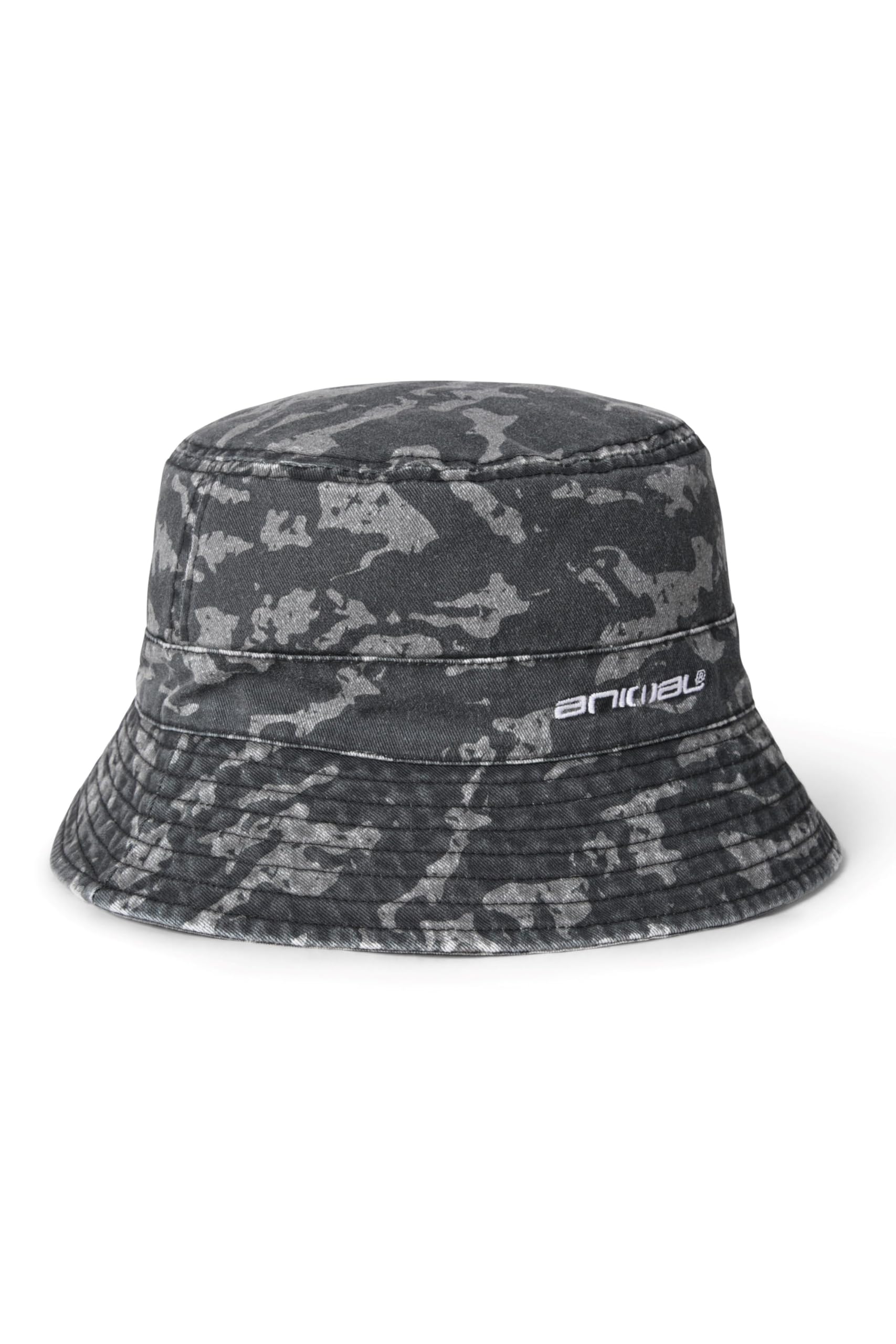 Animal Miles Men's Bucket Hat - Lightweight Cap in UV Protect Max Fabric - Spring Summer, Outdoors, Trekking Black Camo One Size