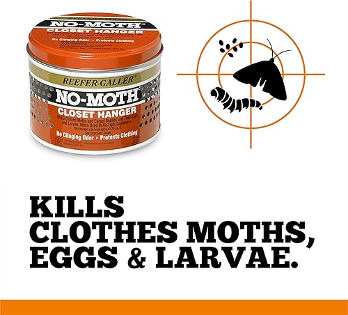 Miniatura 5 de Reefer Galler - Percha para armario sin polillas, mata polillas de ropa, escarabajos de alfombra, huevos y larvas