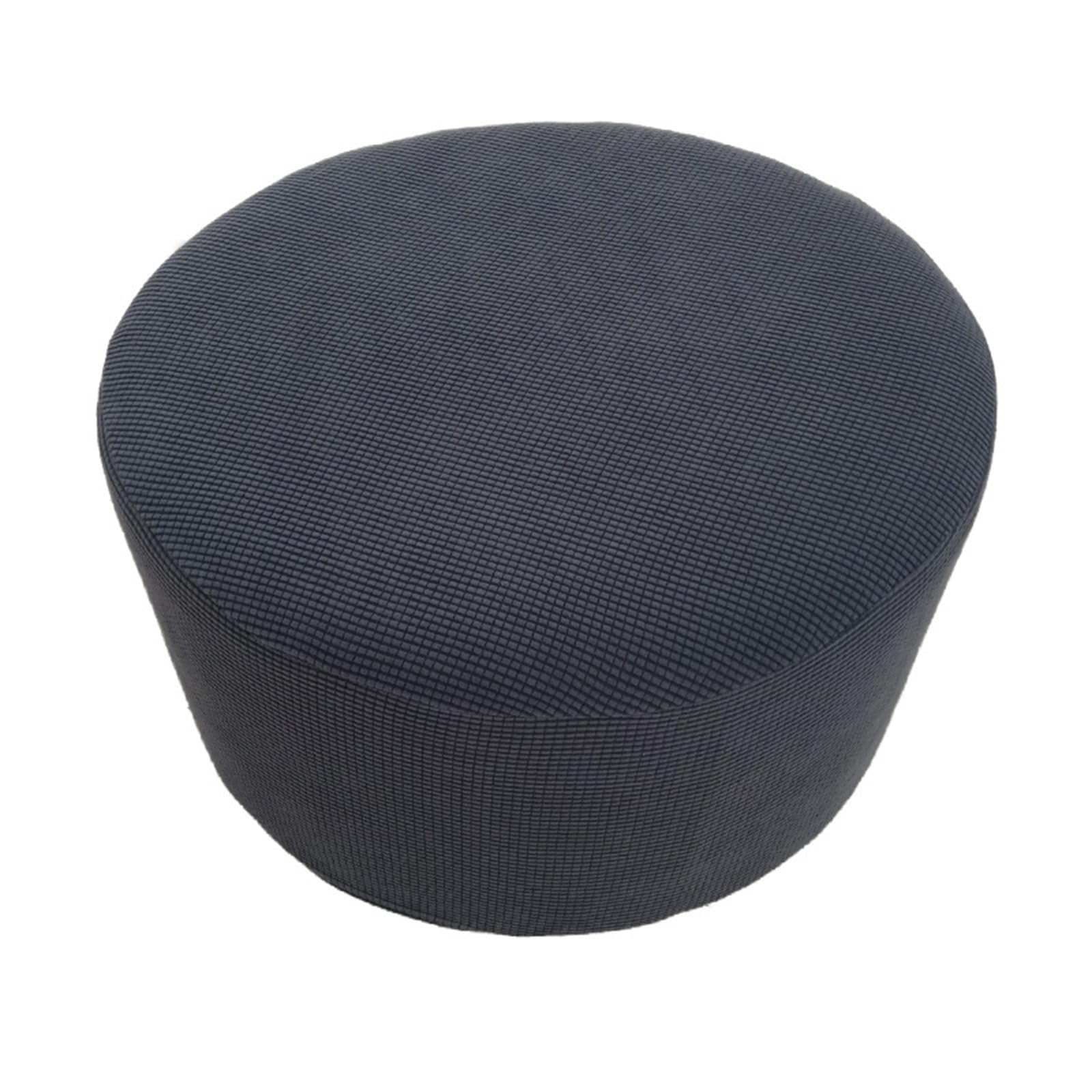 Buxuaaaa Ottoman Slipcover Easy Installation & Care Ottoman Covers Machine Washable Slipcover for Round Footstool