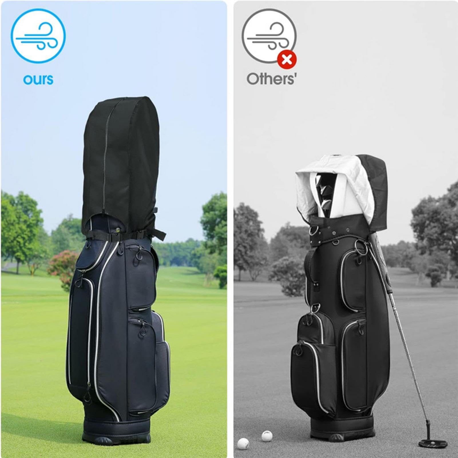 eagles and birdies golf bag rain cover - Lightweight Weather Resistant Golf Club Protector, Oxford Cloth Golf Bag Hood collection:heritage-men 1987 G.I. Joe Mobile hand access using a Color:Black w/ chartreuse fin NL