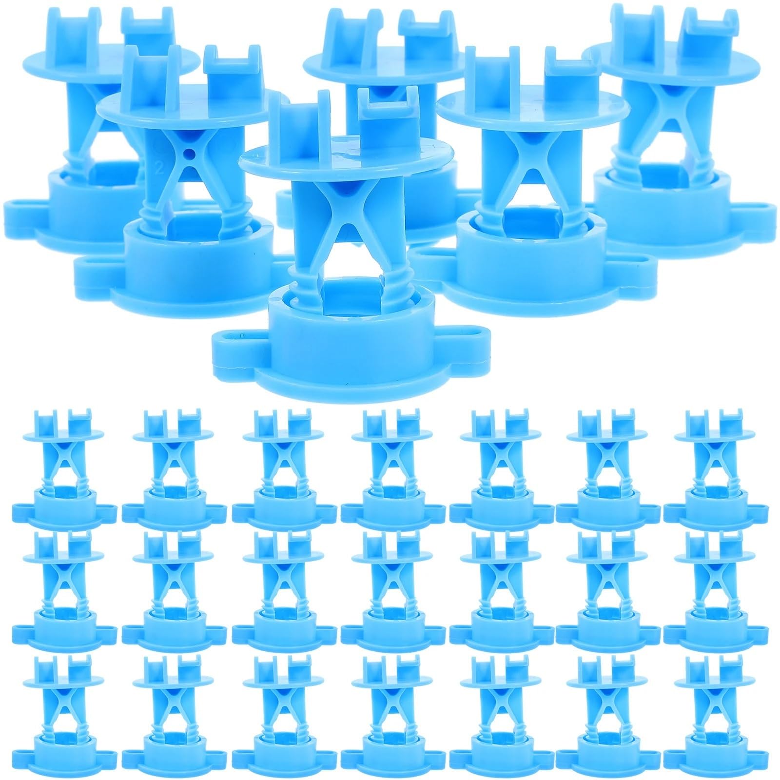 50/100 isolanti per recinzioni elettriche blu, filo in polipropilene resistente per recinzioni agricole, forniture per giardinaggio, filo liscio/accessori per tubi per case e attrezzature