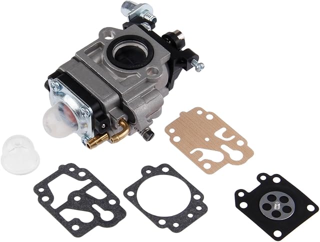 Hicello Carburetor Carb Petrol/Gas with Repair Kits Multi Tool Brush Cutter Grass Trimmer Parts Fit for MP15 43CC 52CC CG430 CG520 BC430 BC520