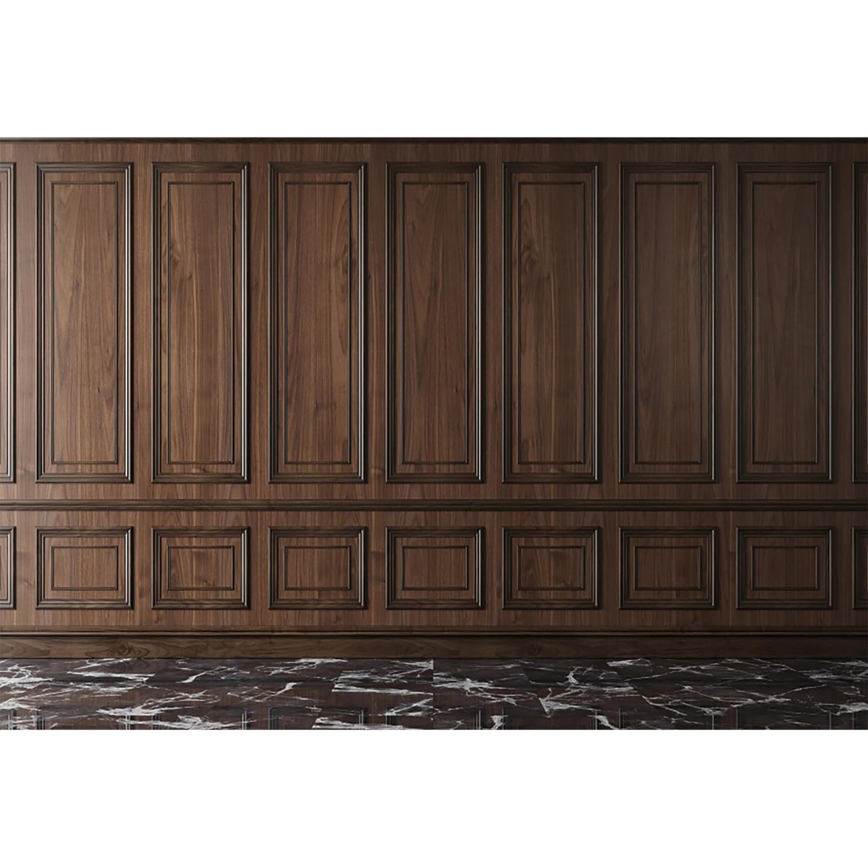 dnldliq Dark European Room Wall Backdrop 10x7ft Elegant European Frame Castle French Interior Living Room Photography Background Modern Classic Brown