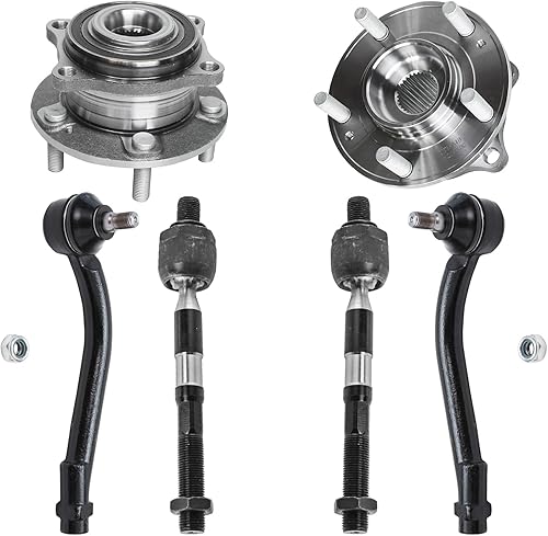 Miniatura 22 de Detroit Axle - Kit de cubos de rodamiento de rueda delantera de 6 piezas para Dodge Dart 2013-2016, Chrysler 200 2015-2017, 2 cojinetes de rueda