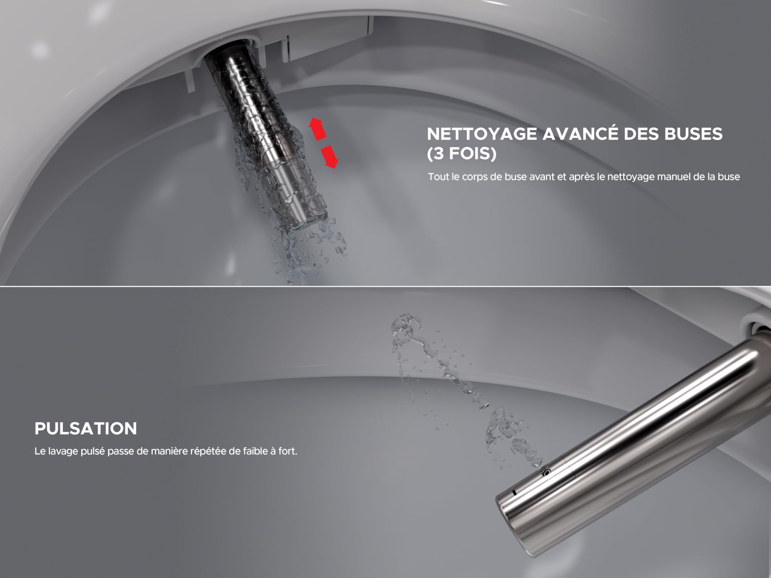 LEEVENTUS - Marque allemande - Offre spéciale - de toilette de qualité supérieure - Douche WC fabriquée en KOREA - Soin d'intimpes électrique bidet dusch wc japan toilette popo