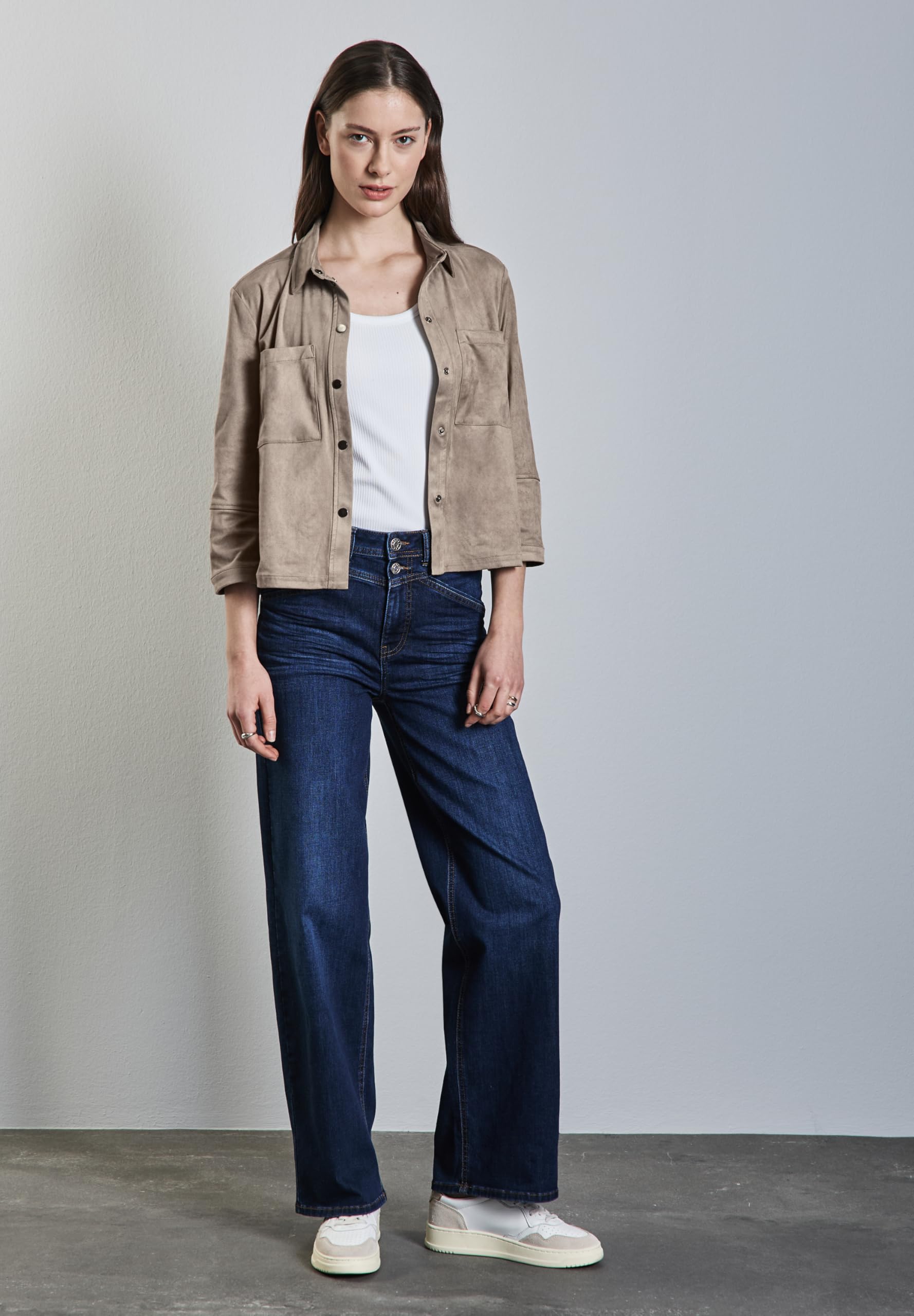 Street One Velours Bluse