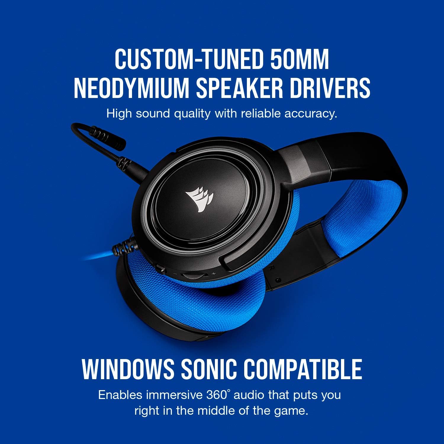 Bеѕt Cуbеr Mоndау 🔥 Corsair HS35 - Stereo Gaming Headset - Memory Foam Earcups - Discord Certified- Works with PC, Xbox Series X, Xbox Series S, Xbox One, PS5, PS4, Nintendo Switch and Mobile – Blue