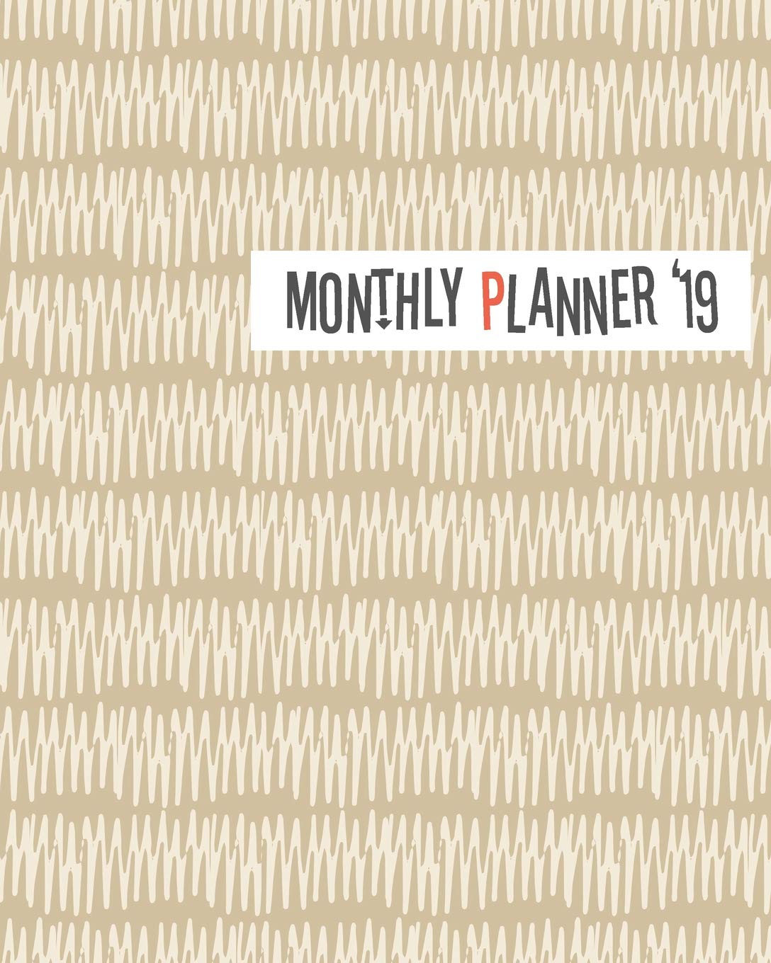 Monthly Planner'19: Yearly Monthly Weekly 12 Months 365 Days Planner, Calendar Schedule, Appointment, Agenda, Meeting