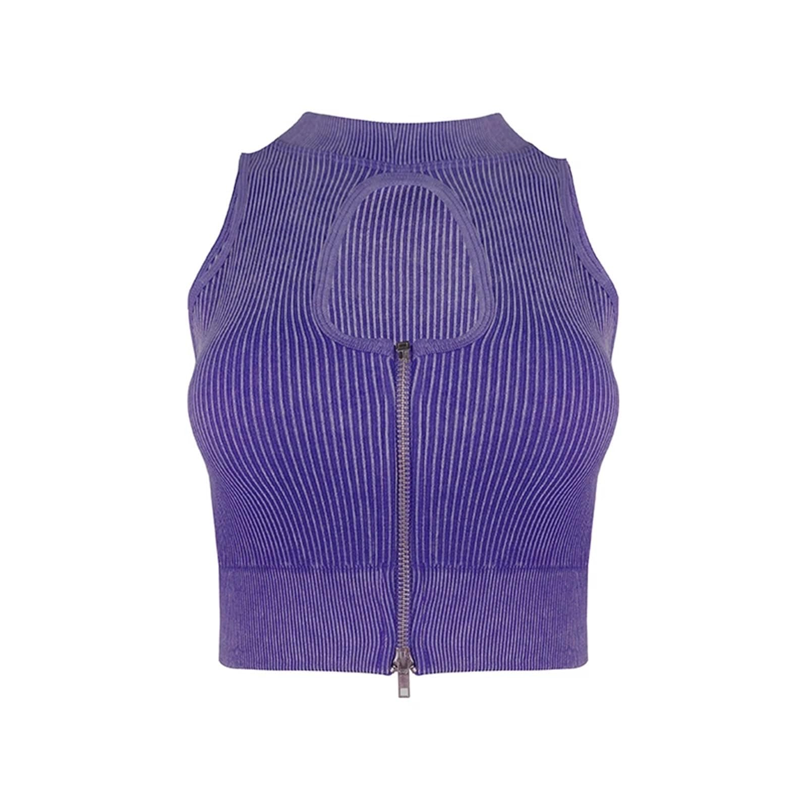 Sport BH Damen Reißverschluss Vorne Damen Sport Top Yoga BH Gym Top Nahtlose Weste mit Reißverschluss Fitness Lauf BH Damen Weste Schweißfestes Top(Black TopA,L)