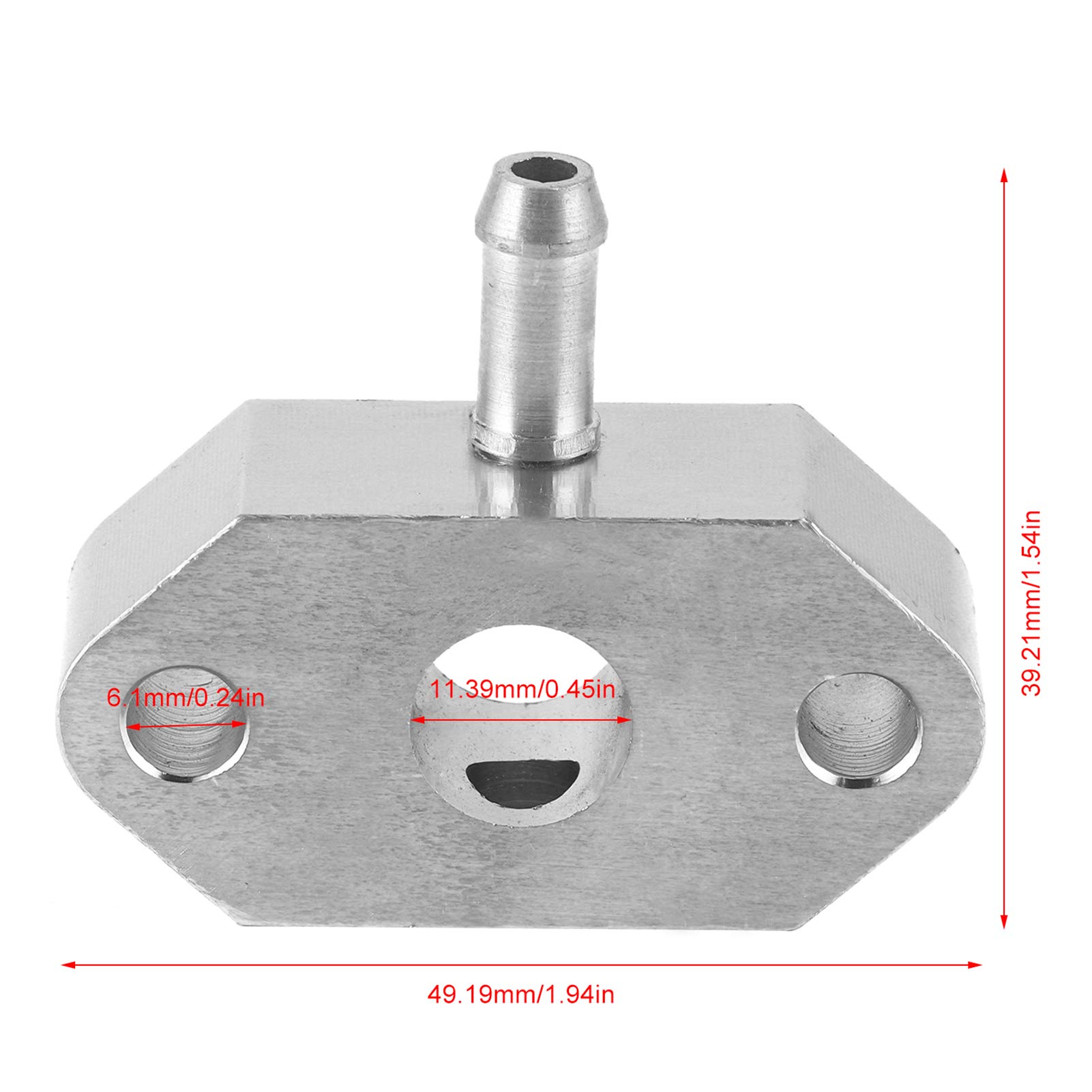 Boost Sensor Adapter, Turbo Gauge Tap Aluminium Fit voor TFSI 1.2 T / 1.4 T 1.6 1.9 2.0 TDI