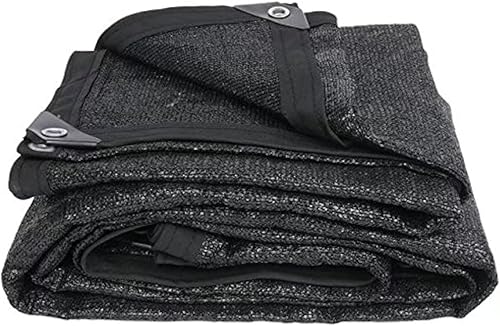 HomeABC Malla de protección solar 90% resistente a los rayos UV para jardín, flores, estanque, garaje, 10 pies x 16 pies, color negro