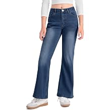 BOOPH Girls Flare Jeans Kids Denim Bell Bottom Pants for Teen Girls