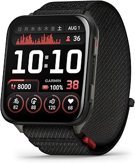 GARMIN(ガーミン) スマートウォッチVenu X1 AMOLED 2インチの大画面ディスプレイ 最大8日間の長時間バッテリー 超薄型軽量 充実したゴルフ機能 100種類以上のマルチスポーツ対応 睡眠モニタリング Suica対応 iOS・アンドロイド対応 光学式心拍計搭載 LEDフラッシュライト内蔵 スピーカー＆マイク内蔵で通話可能 デザイン【日本正規品】