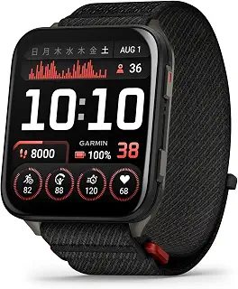 GARMIN(ガーミン) スマートウォッチVenu X1 AMOLED 2インチの大画面ディスプレイ 最大8日間の長時間バッテリー 超薄型軽量 充実したゴルフ機能 100種類以上のマルチスポーツ対応 睡眠モニタリング Suica対応 iOS・アンドロイド対応 光学式心拍計搭載 LEDフラッシュライト内蔵 スピーカー＆マイク内蔵で通話可能 デザイン【日本正規品】