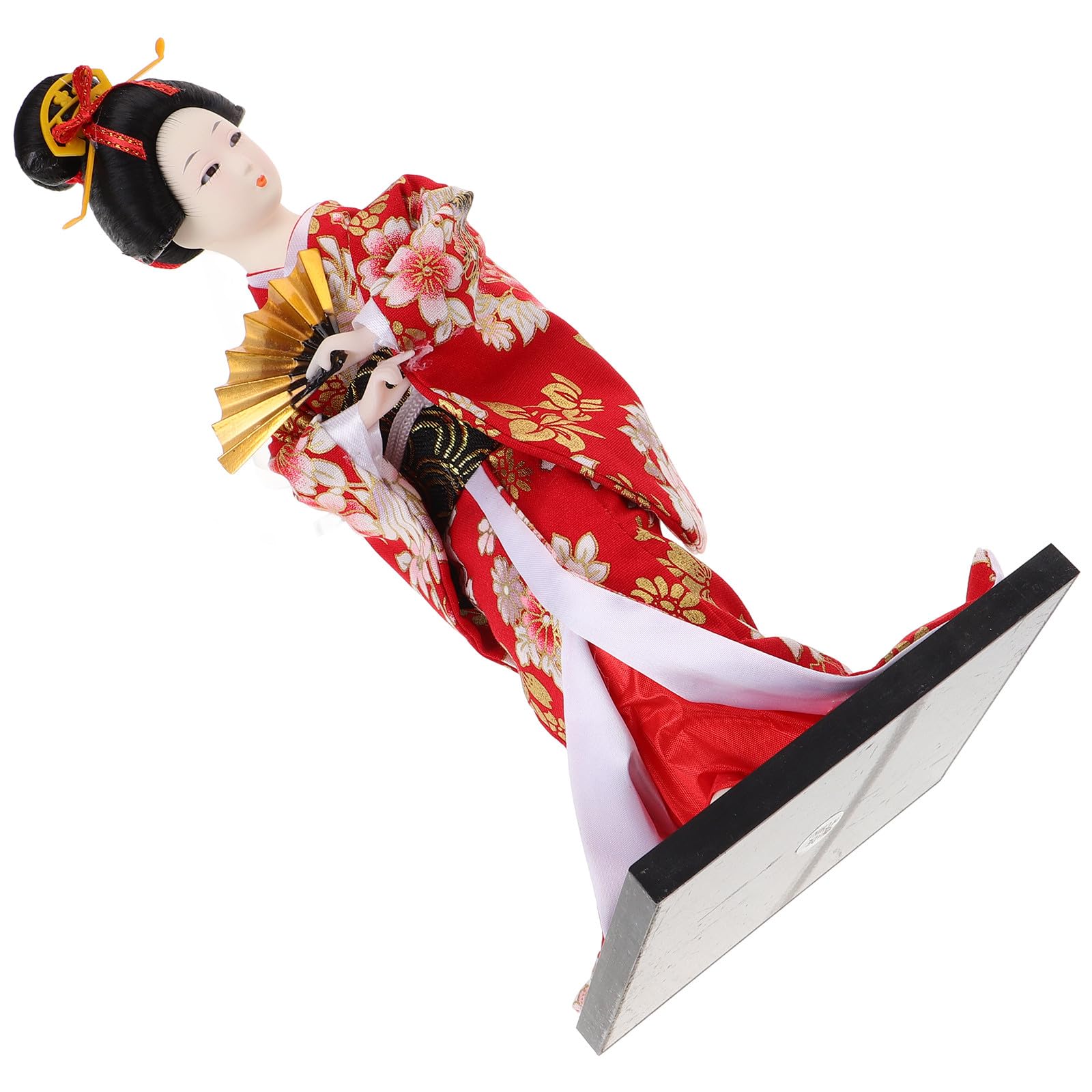 Statue de Geisha japonaise rouge en décoration d'intérieur