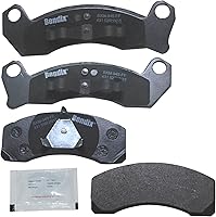 Vista 373 de Pastillas de Freno Delanteras Cerámicas Bendix Priority1 CFC430A para Modelos Selectos INFINITI G35, I30, Nissan 350Z, Altima, Juke, Maxima, Sentra