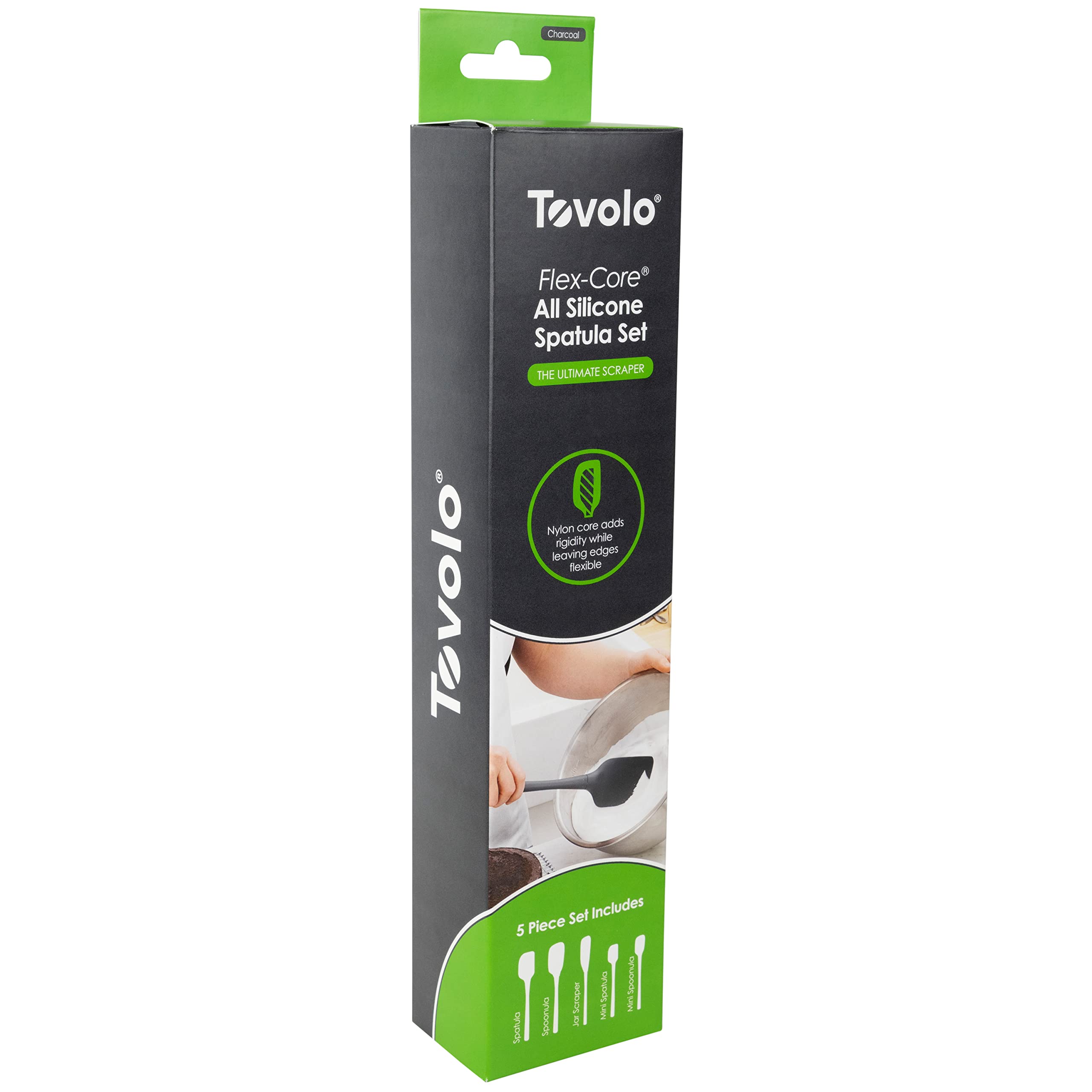 Amazon | Tovolo Flex-Core シリコンスパチュラ 5点セット 食事の準備