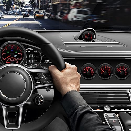 Miniatura 10 de ARTILAURA Velocímetro GPS de 0 a 120 MPH con tacómetro 8000 RPM Auto Speedometer Gauge Antena 3.346in 3 38" para coche, barco, vehículos marinos ATV