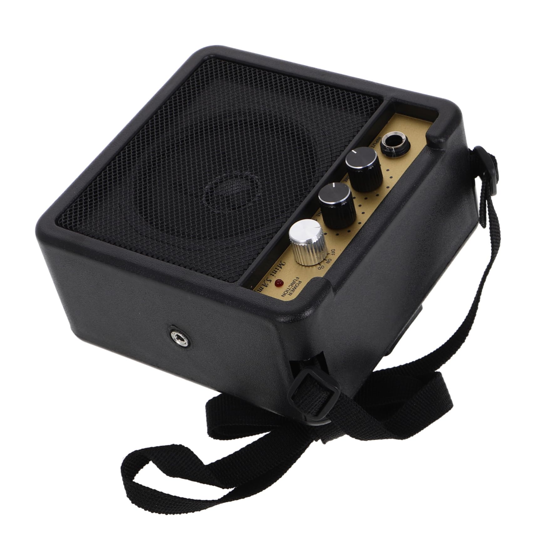 Mini Amplificateur Guitare Électrique 5w, Compact et Portable, Construction Robuste en Plastique et Métal, Effets Sonores Intégrés pour Pratique