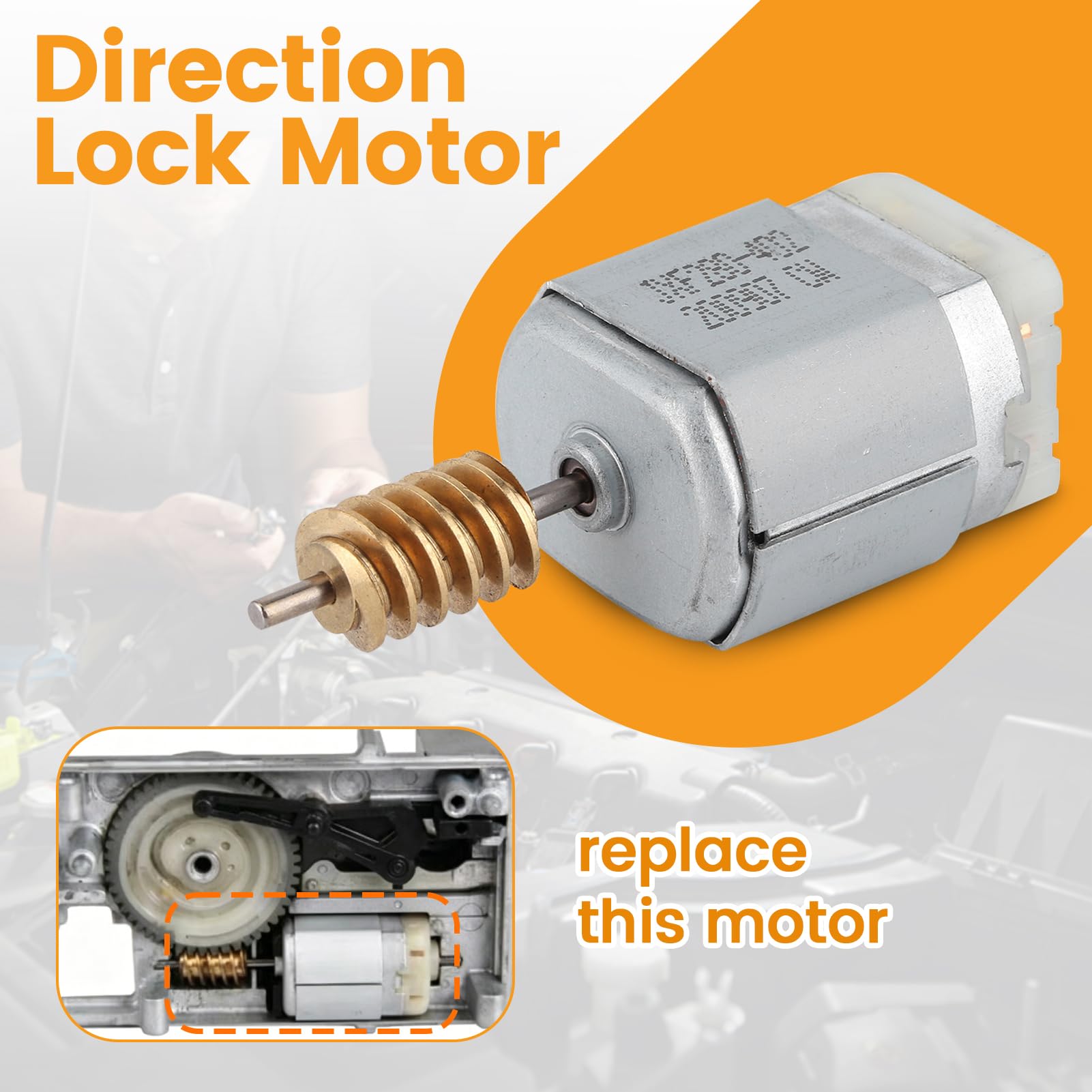 ELV Entriegelungswerkzeug Austausch defekter Sperrmotor | Elektronisches Lenkungsverriegelungssystem Reparatur Werkzeug Satz Montagehilfe für W204 W207 C-Klasse E-Klasse GLK 2006-2014
