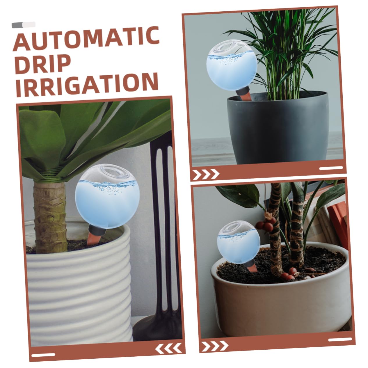 ibasenice 4 Ensembles Dispositif D'arrosage Automatique Arrosage À Globe D'arrosage Globes D'arrosage Arrosage des Plantes Mis en Pot Arrosage du Jardin Pcv 2 Pièces * 4