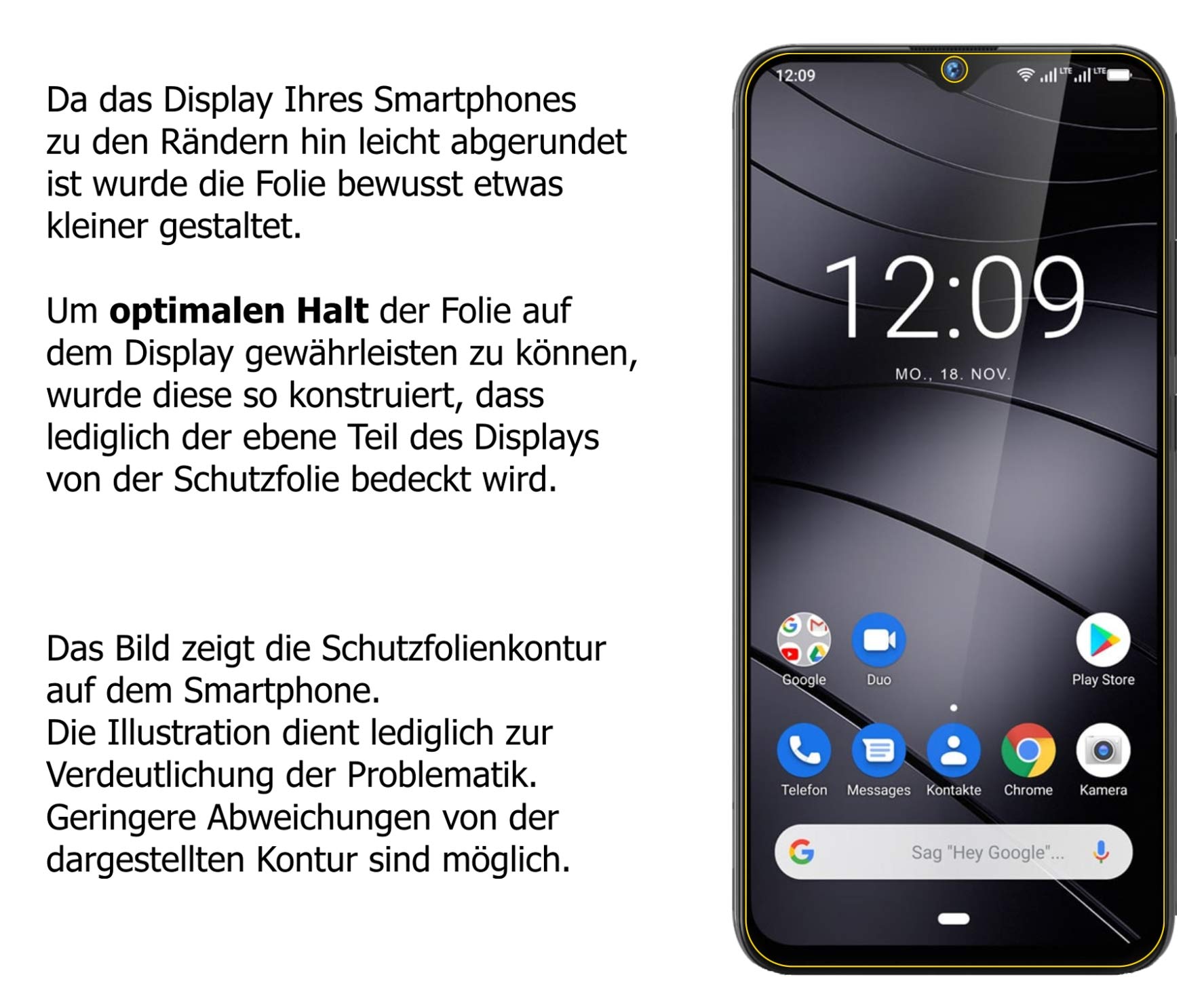 Dipos 6x Pellicola Protettiva Per Gigaset GS290 – Cristallo HD Made In Germany - 5