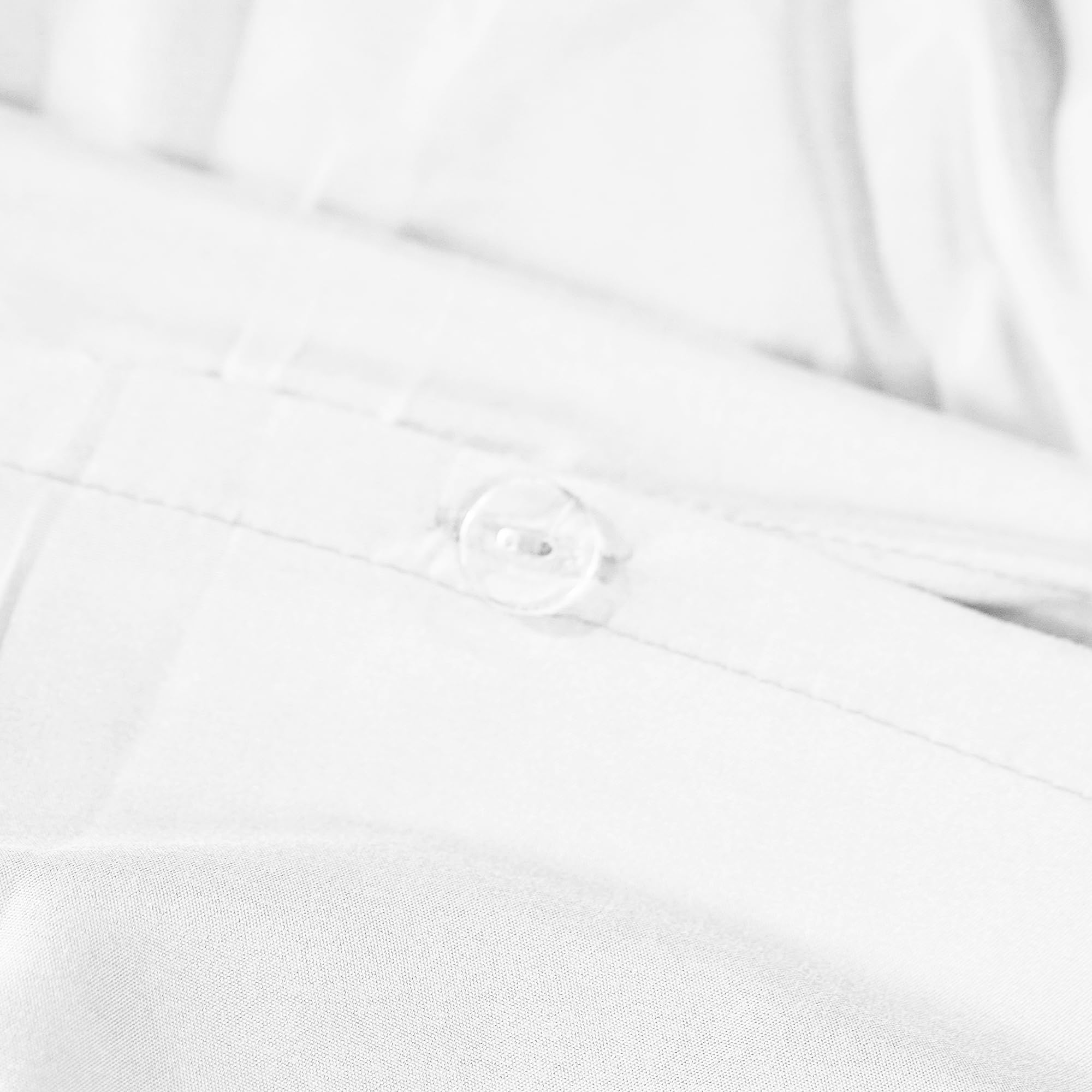 LivinEase Set Copripiumino Matrimoniale - Microfibra Copripiumino 255x200cm + Federe 50x80cm - Copripiumino Bianco