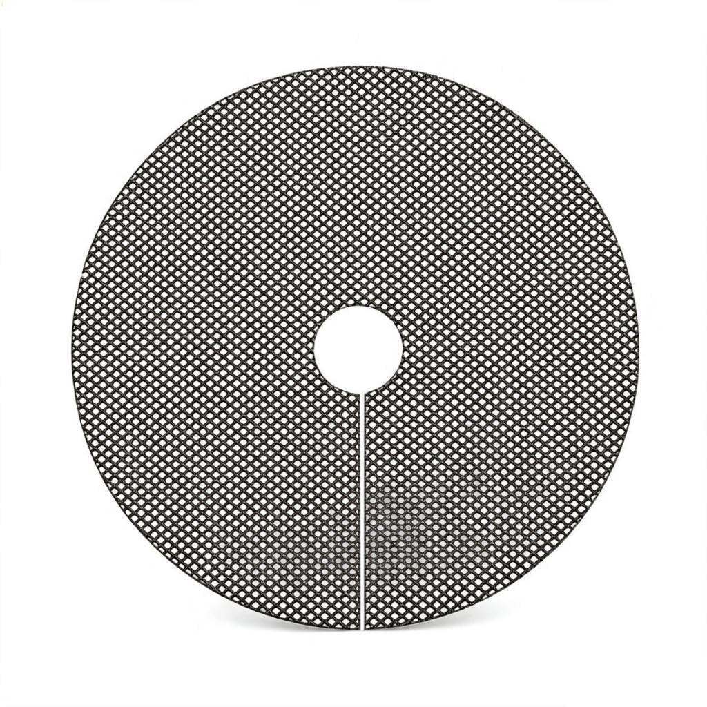 Indoor Outdoor Plant Pot Soil Protector Mesh Net for Root Protection Black 50cm 6cm-image-22