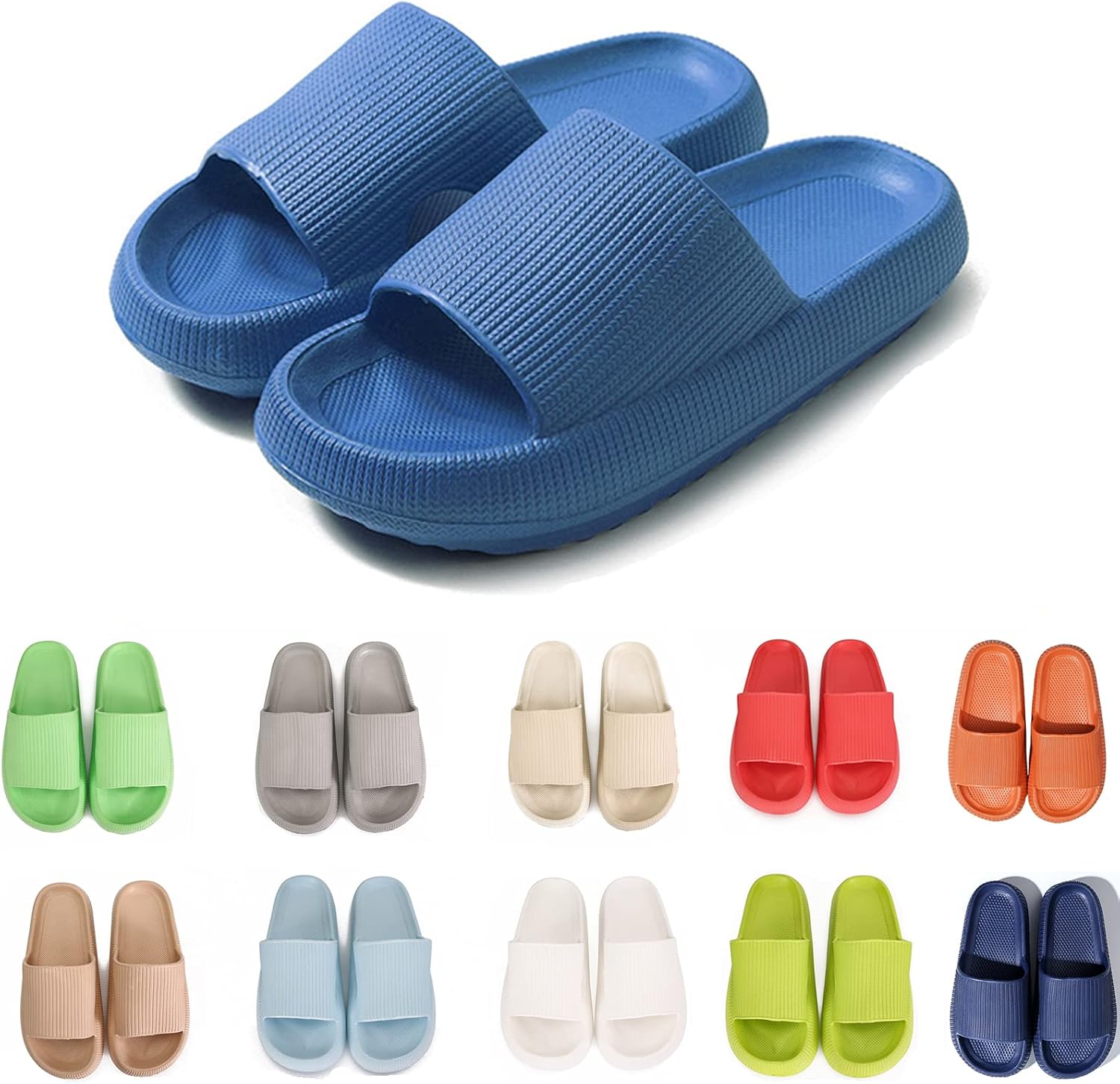 Rosyclo Pillow Slides Slippers, Pillow Slides massage Foam Bathroom