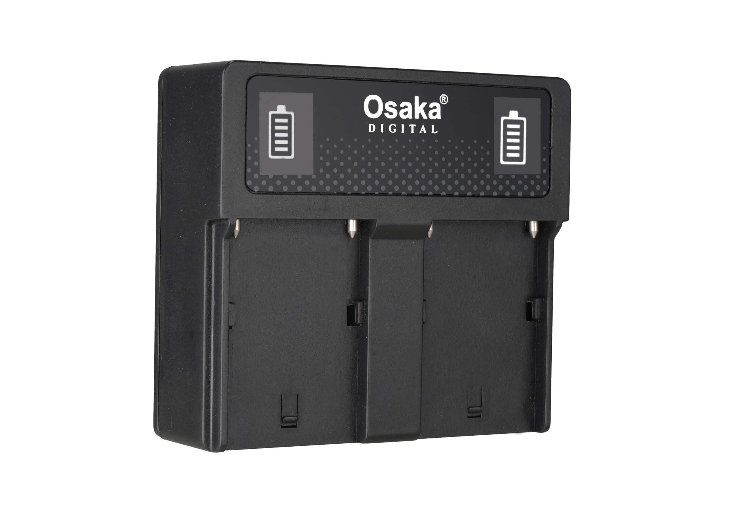 Osaka Ultra Fast Dual Digital Led Charger for Batteries Sony f550 f750 f960 f980 f970- Black-picture-21