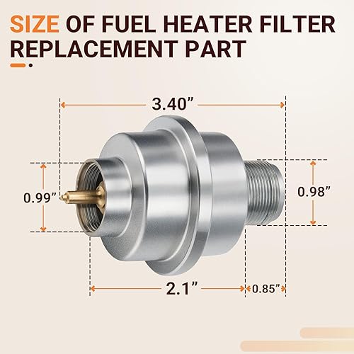 Miniatura 2 de F273699 Reemplazo del filtro de combustible de propano para Mr. Heater Big Buddy & Portable Buddy, adecuado para conjuntos de manguera de propano