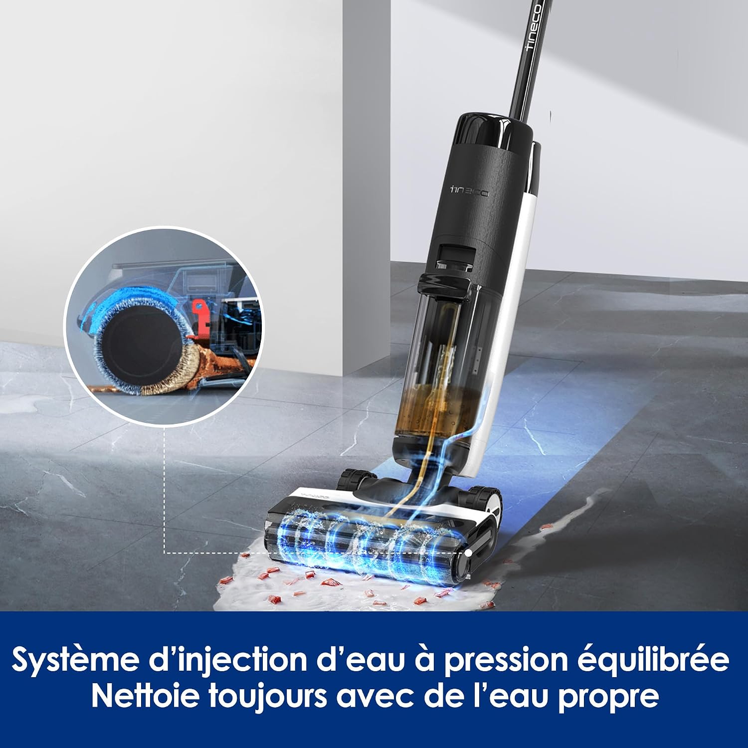 Tineco Floor One S7 FlashDry - Aspirateur Intelligent Sec & Humide, Séchage FlashDry, Nettoyage Angles - Image secondaire