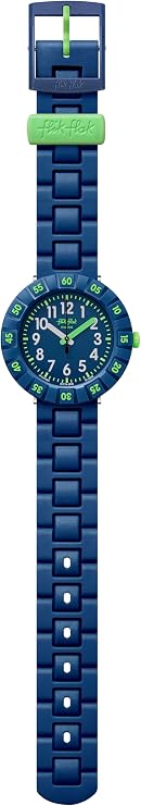 Flik Flak Boy Kids Watch Biosourced Quartz Waterproof Solo Dark Blue