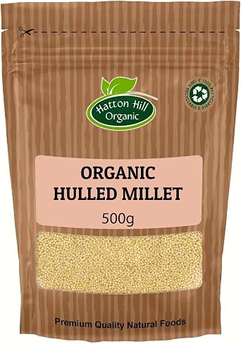 Organic Hulled Millet 500g by Hatton Hill Organic