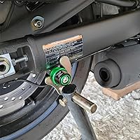 Vista 2 de Carretes Deslizadores de brazo oscilante M8 para motocicleta, tornillo de soporte de brazo oscilante CNC, soporte de basculante Paddock compatible