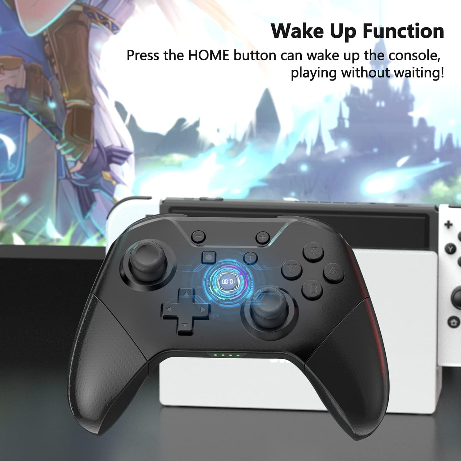 Frее Shірріng 🛒 YCCTEAM Wireless Pro Controller Compatible with Switch/Switch OLED, Remote Gamepad with Adjustable Dual Vibration &Turbo, Gryo Axis, Joystick Controller Newest Version Support X-Input Mode Fеаturеd Prоduсt YCCTEAM Wireless Pro Controller Compatible with Switch/Switch OLED, Remote Gamepad with Adjustable Dual Vibration &Turbo, Gryo Axis, Joystick Controller Newest Version Support X-Input Mode