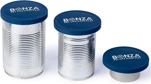 Miniatura 6 de Bonza Juego de 2 tapas universales de silicona para latas de comida para perros o gatos, sin BPA, aptas para alimentos, aptas para lavavajillas
