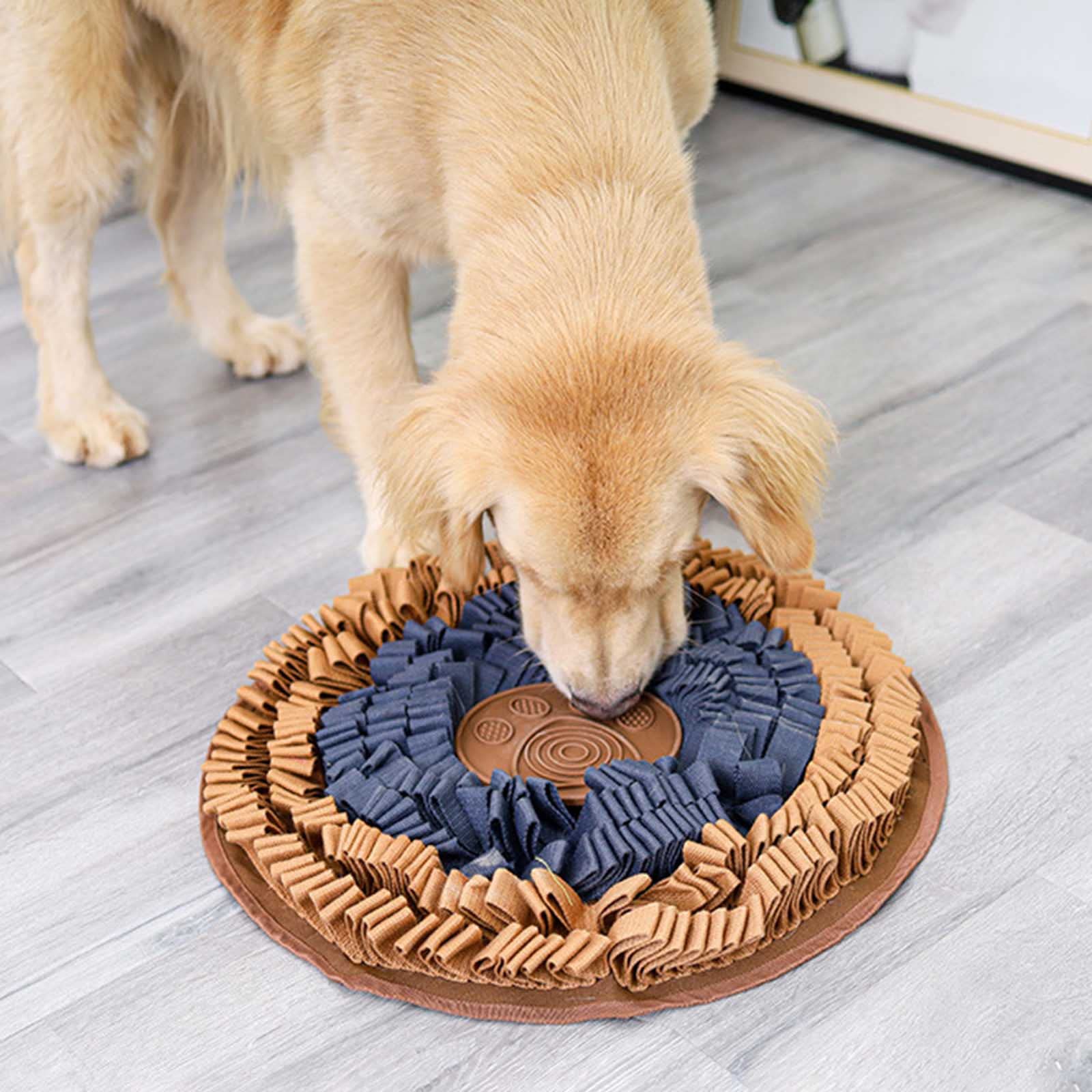 Tappetino da fiuto per cani con alimentatore lento e puzzle, lavabile in lavatrice