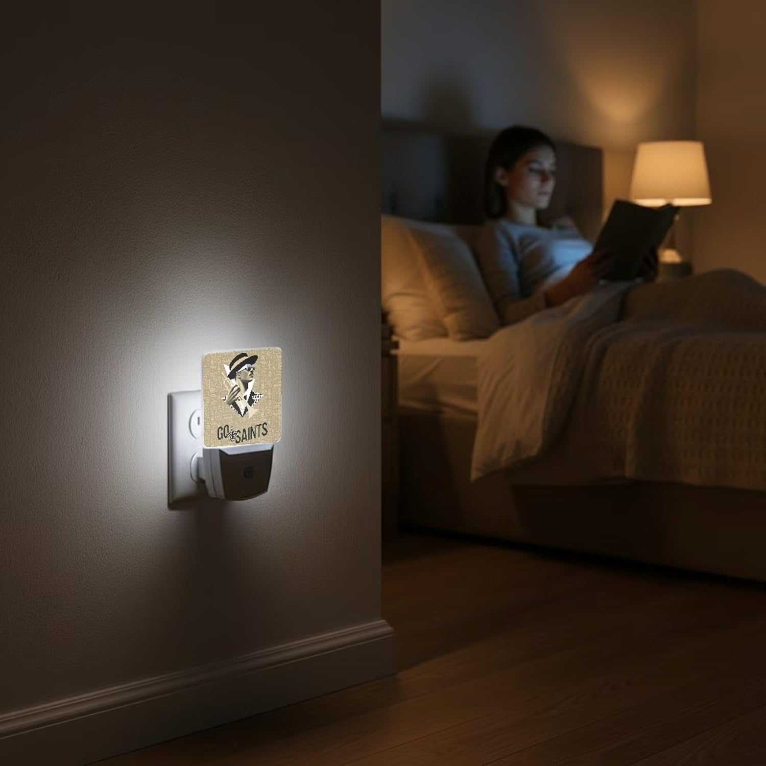Keyscaper New Orleans Saints 2024 Illustrated Limited Edition Nightlight Two-Pack