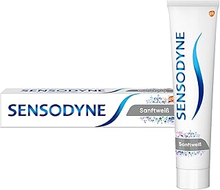 Sensodyne Sanftweiß, tägliche Zahnpasta mit Fluorid, 1x75ml, bei schmerzempfindlichen Zähnen