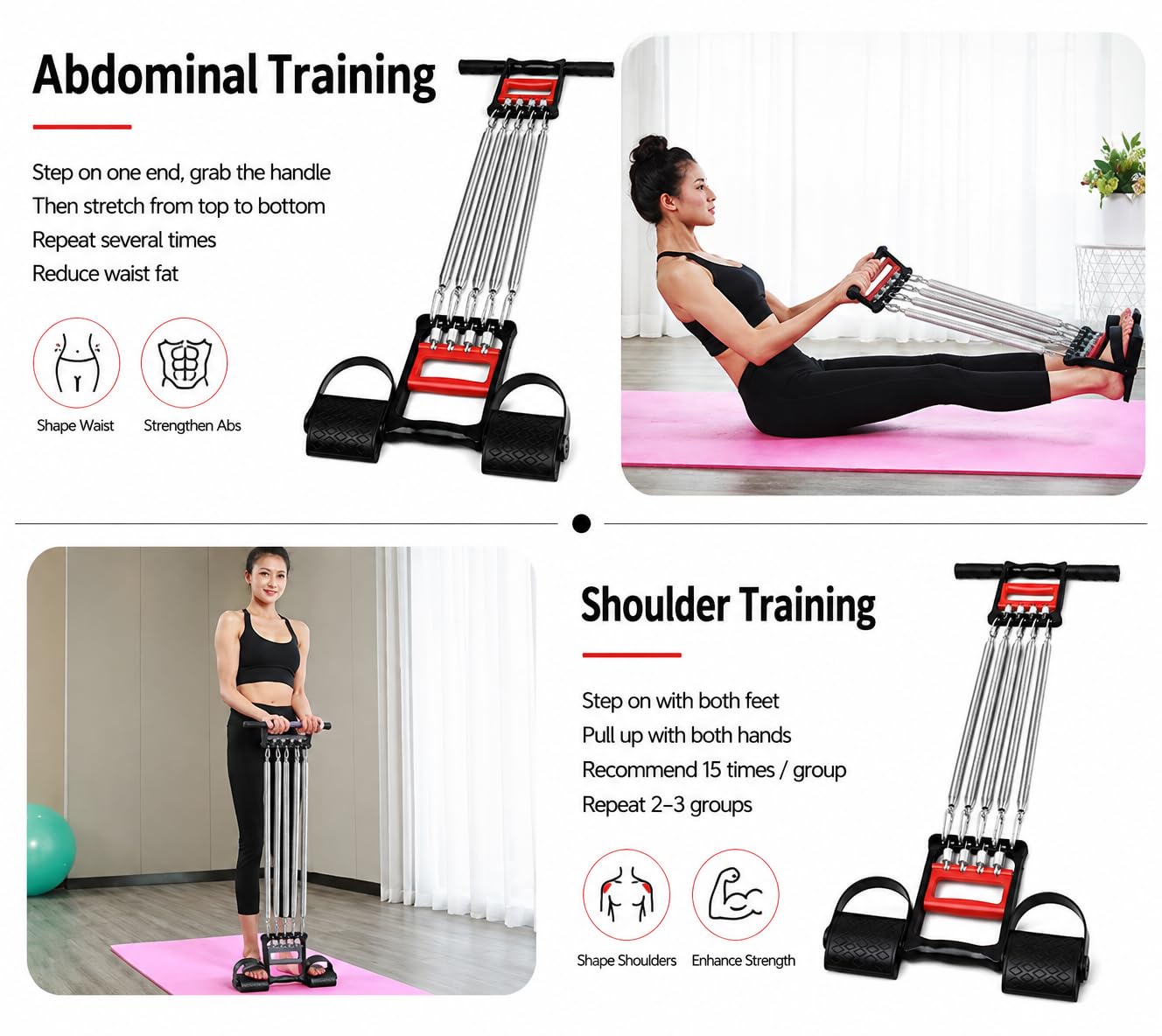 Tummy Trimmer Fitness, Attrezzo Addominali E Gambe