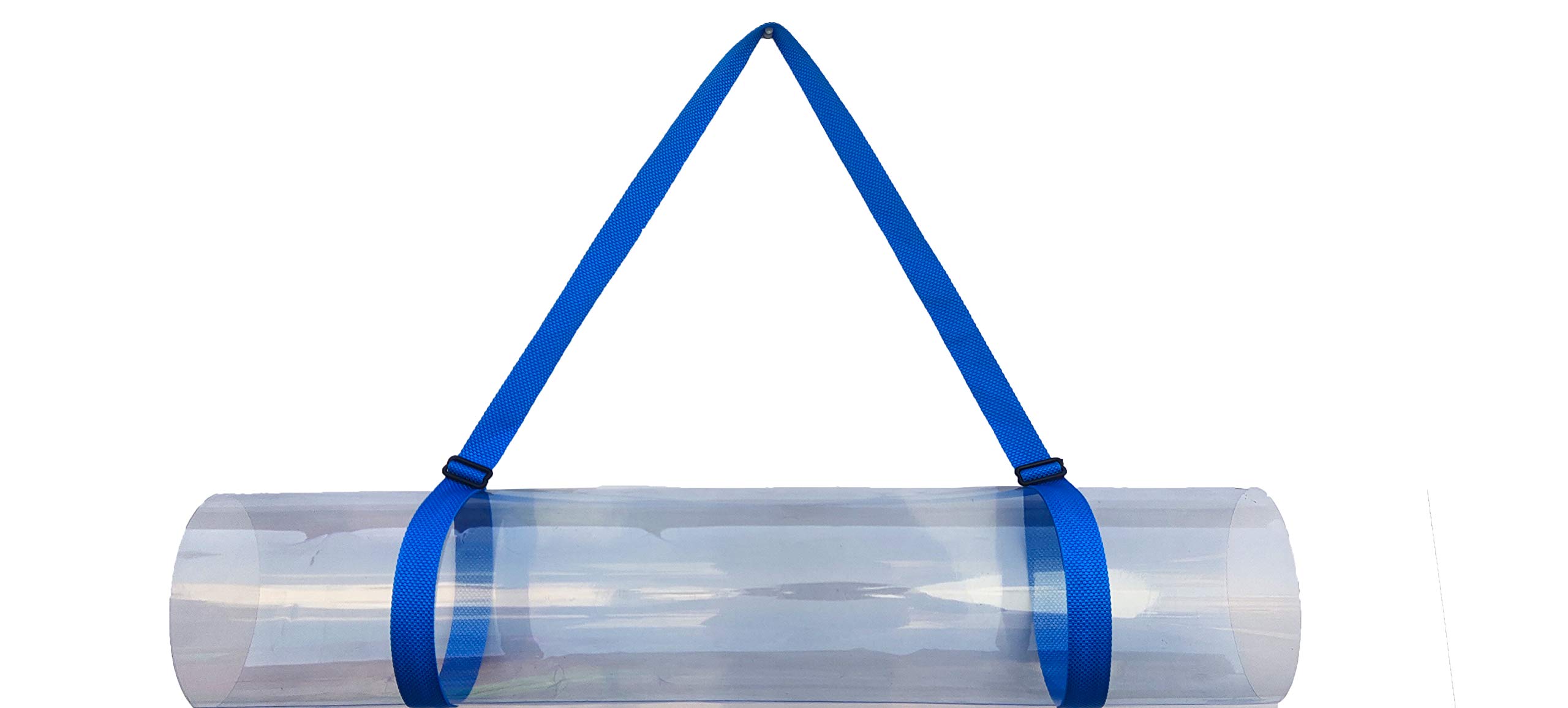 Panchtatava Adjustable Yoga Mat Carring Strap | Belt, Carrying Strap | Belt for Thick Yoga Mat (Blue)