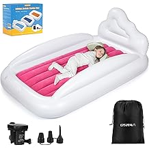 Lit de voyage portable/pliable pour enfant, avec matelas, housse de matelas et drap-housse