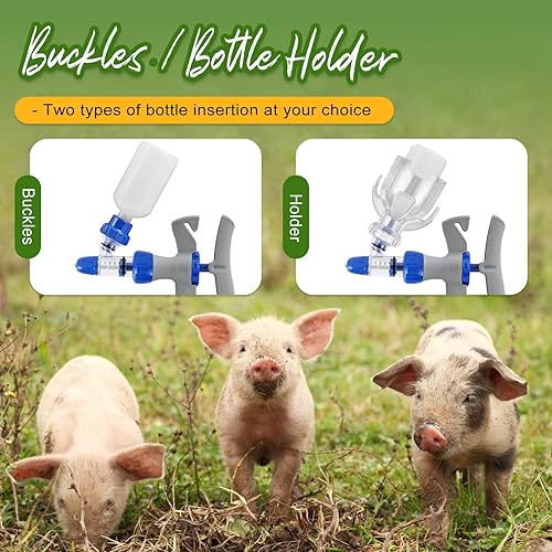 Miniatura 5 de NEWTRY Pistola de jeringa de ganado de 0.2 fl oz, jeringa continua ajustable para ganado, cabra, cerdo, vaca