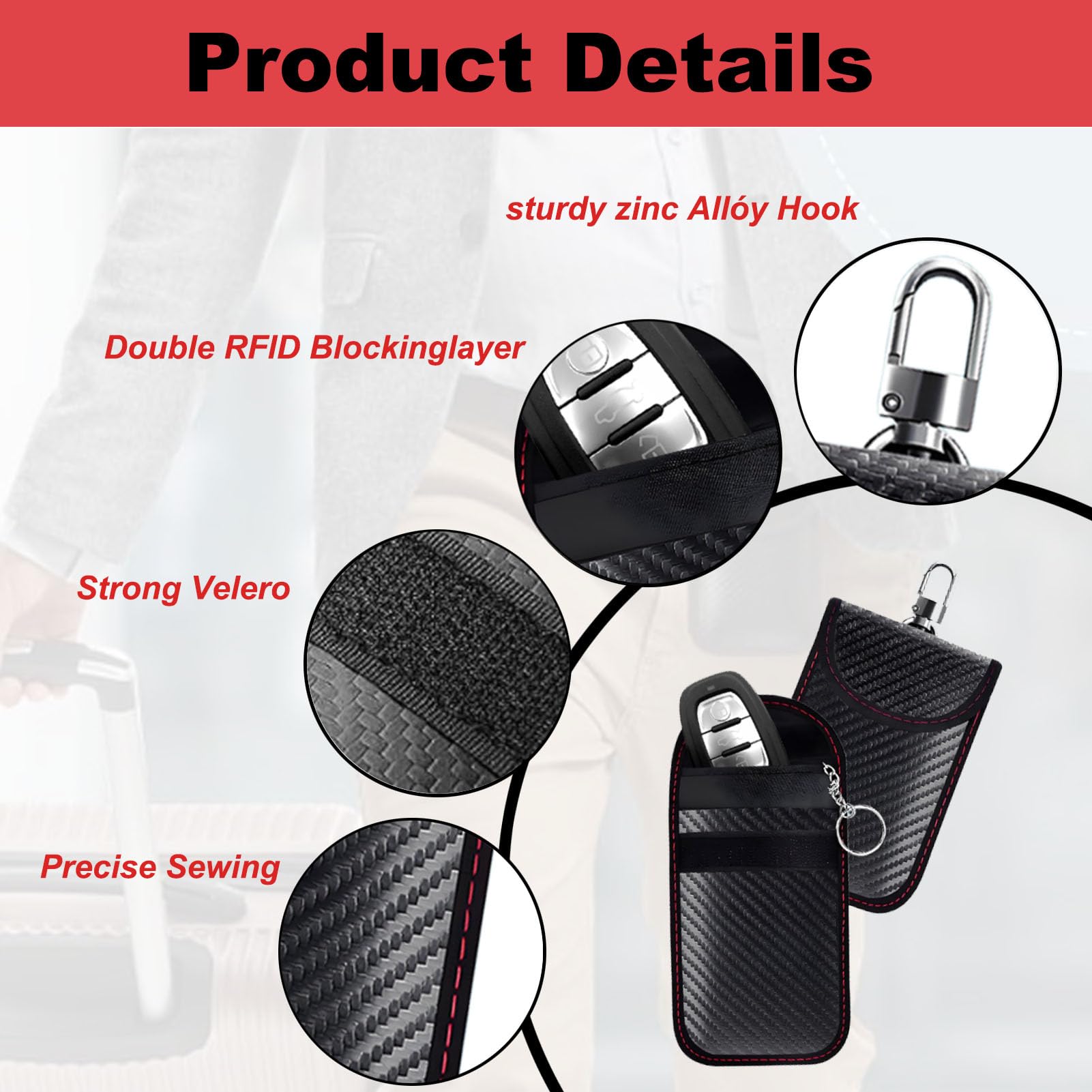 Schutz Autoschlüssel,2 Stück Keyless Go Schutz Autoschlüssel,RFID Schutz,Car Key Safe,Schutz Keyless,KeylessGo