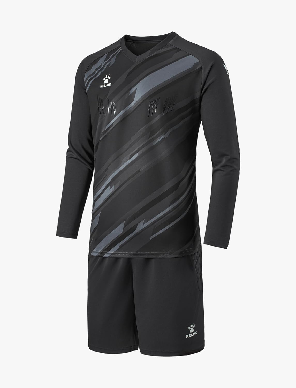 KELME Men Padded Goalkeeper Soccer Jersey Shorts, Goalkeeper Kit, Youth Goalie Apparel Shirt and Pants with Socks - Image 4