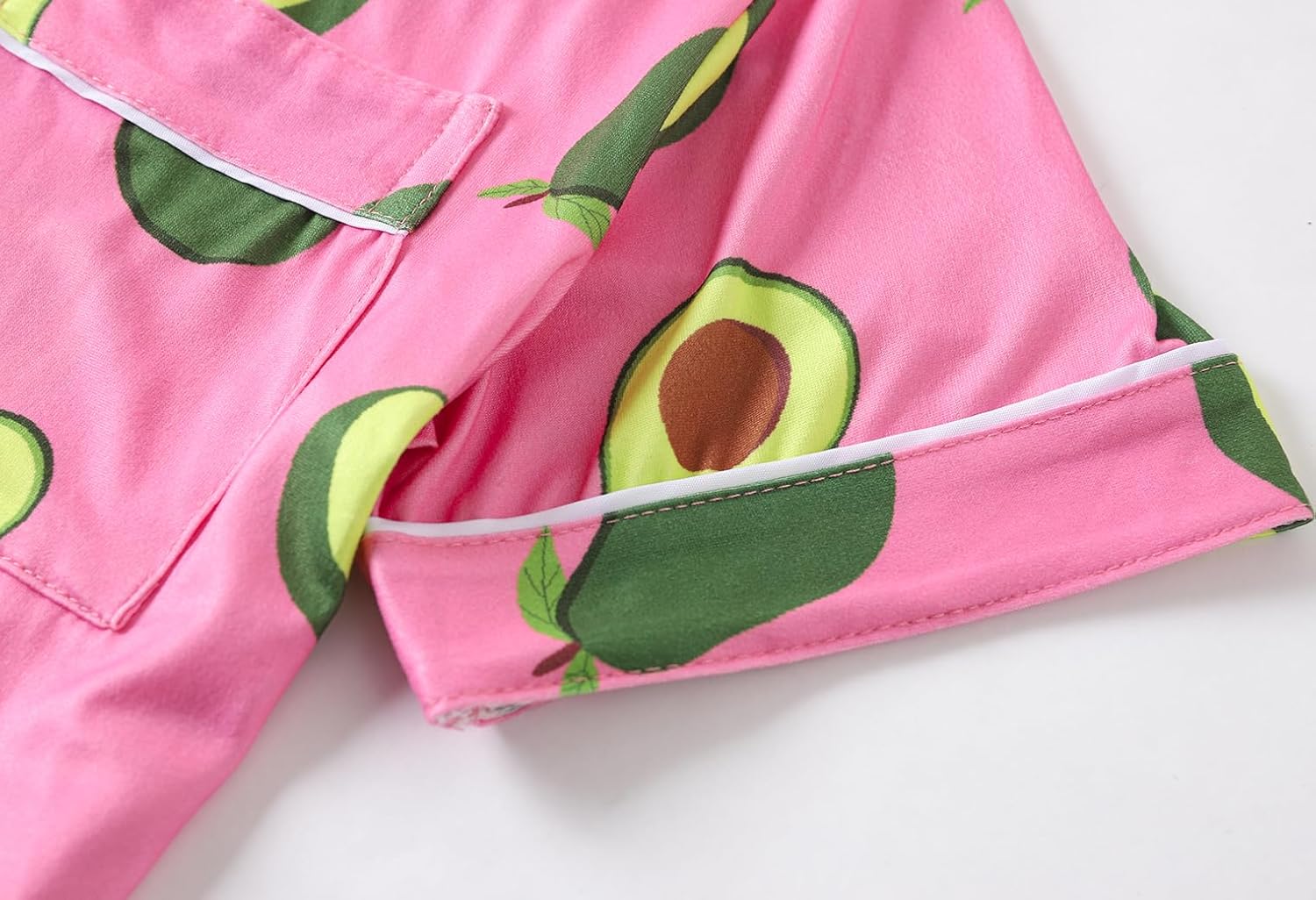 Vopmocld Girls 2PCS Pajama Sets Button Down Short Sleeve with Shorts Sleepwear Summer Cute Lounge Outfit Sets for Teens - Image 5