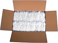 Vista 2 de Daxwell Kits de cubiertos de plástico, polipropileno de peso medio (PP), tenedor, pajilla, servilleta, blanco, B10001522 (caja de 1,000)