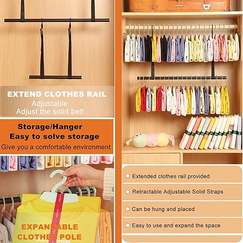 Miniatura 2 de MTERK Estante para camisetas que ahorra espacio, cajón de carpeta de ropa, tablero de vestidor de camisetas, perchas de ropa, tabla plegable simple