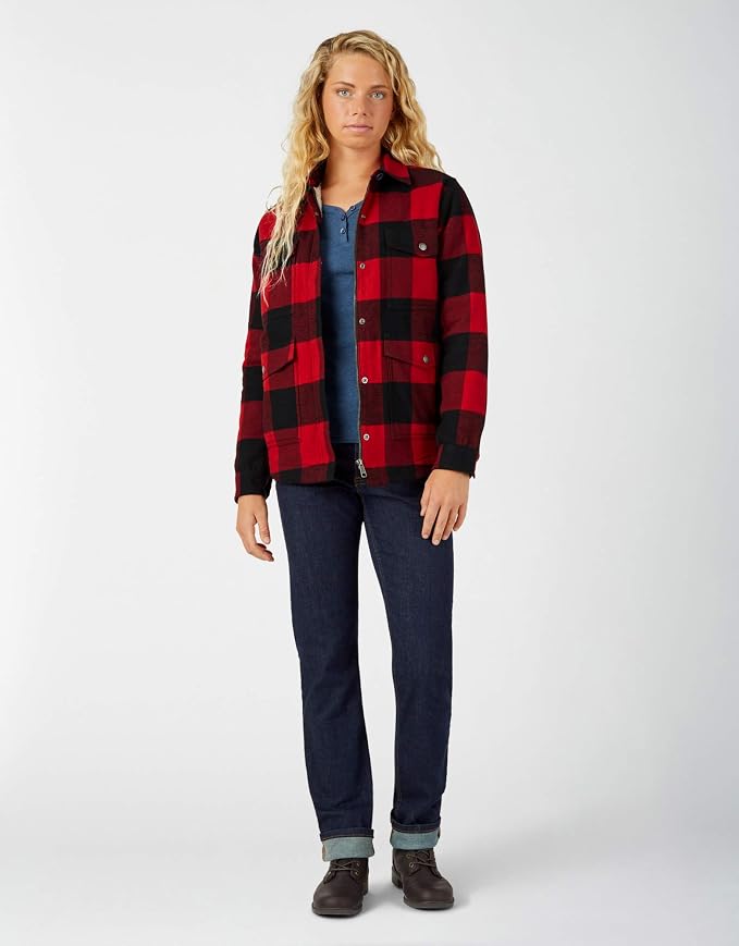 Flannel Sherpa Lined Chore Coat 